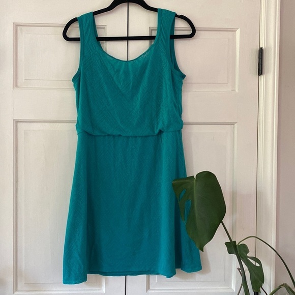 Prana Green Teal Dress Tank‎ - Picture 1 of 9